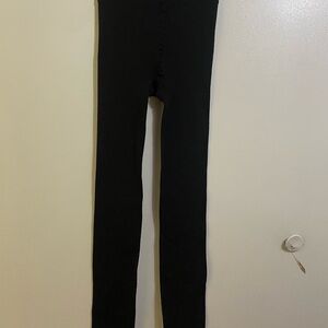 Warner's Classic Black Leggings